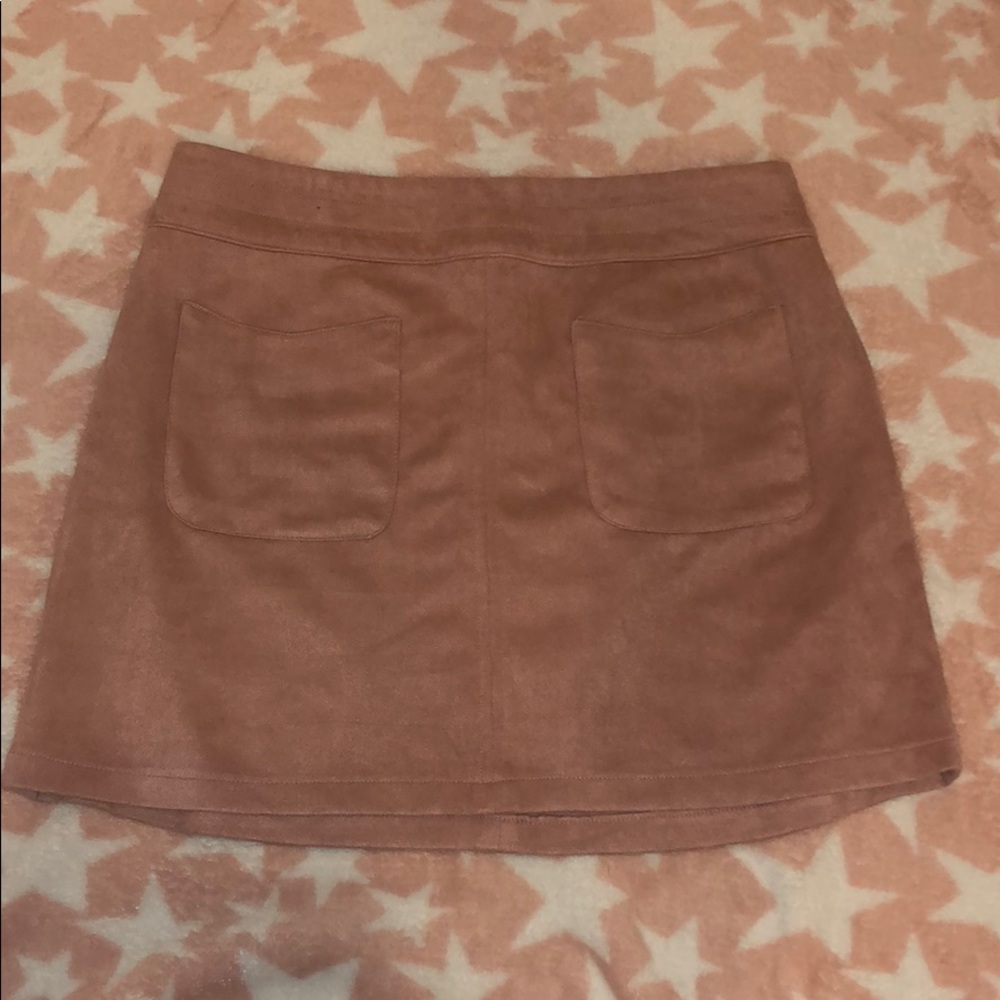 Suede Skirt